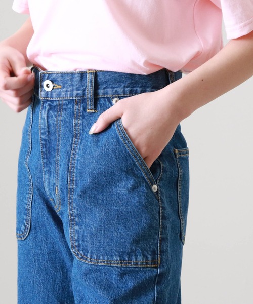 Cheek(チーク)の「DENIMベイカーパンツ(デニムパンツ・レディース・ブルー/ネイビー・SMALL/MEDIUM)」の13枚目の写真