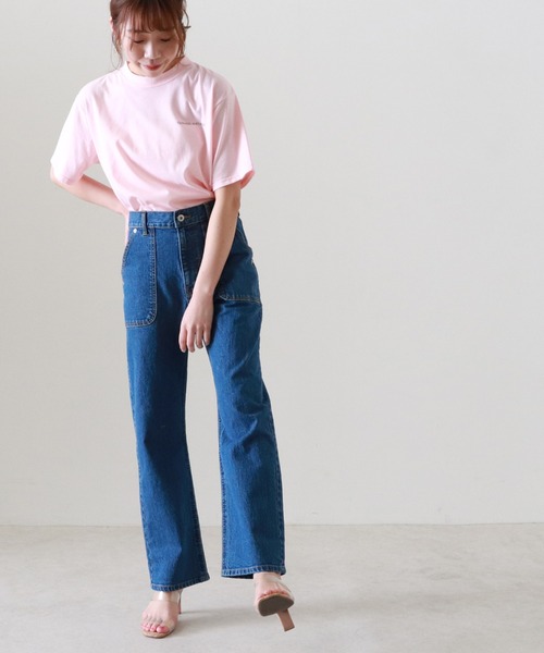 Cheek(チーク)の「DENIMベイカーパンツ(デニムパンツ・レディース・ブルー/ネイビー・SMALL/MEDIUM)」の8枚目の写真