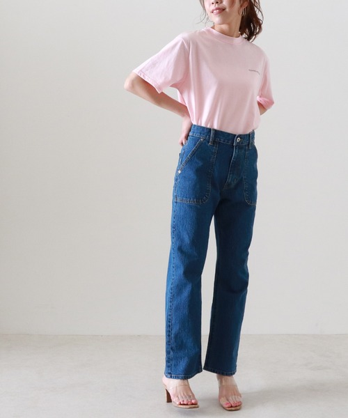 Cheek(チーク)の「DENIMベイカーパンツ(デニムパンツ・レディース・ブルー/ネイビー・SMALL/MEDIUM)」の9枚目の写真