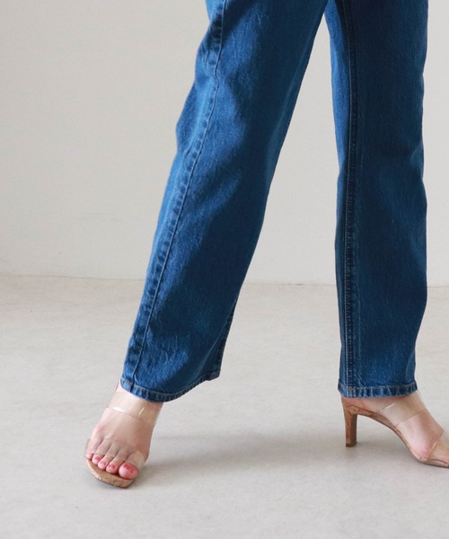 Cheek(チーク)の「DENIMベイカーパンツ(デニムパンツ・レディース・ブルー/ネイビー・SMALL/MEDIUM)」の14枚目の写真