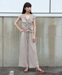 VENCEEXCHANGE | ギャザートップスパンツセットアップ(その他トップス)