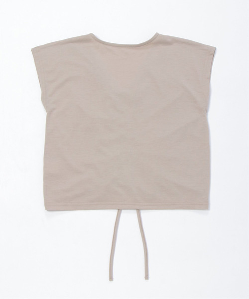 VENCEEXCHANGE（ヴァンスエクスチェンジ）の「ギャザートップスパンツセットアップ（その他トップス・レディース・ブラック/ベージュ・M）」の4枚目の写真