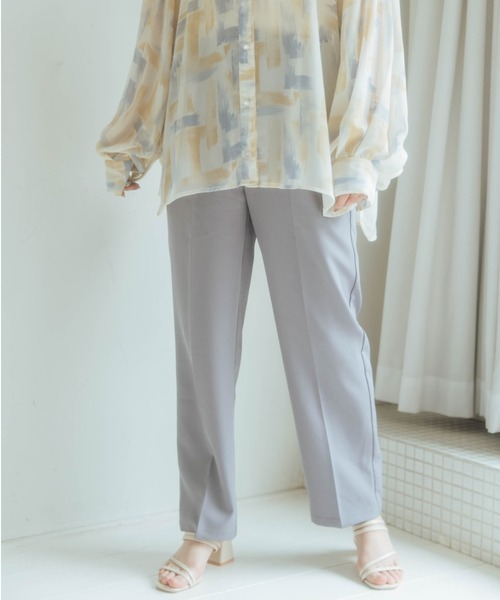 nemne store（ネンネストア）の「まっすぐすすむセンタープレススラックス（スラックス・レディース・パープル/オフホワイト/イエロー/オレンジ/グリーン・SMALL/MEDIUM）」の11枚目の写真