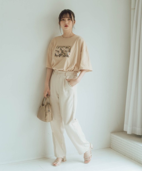 nemne store（ネンネストア）の「まっすぐすすむセンタープレススラックス（スラックス・レディース・パープル/オフホワイト/イエロー/オレンジ/グリーン・SMALL/MEDIUM）」の7枚目の写真