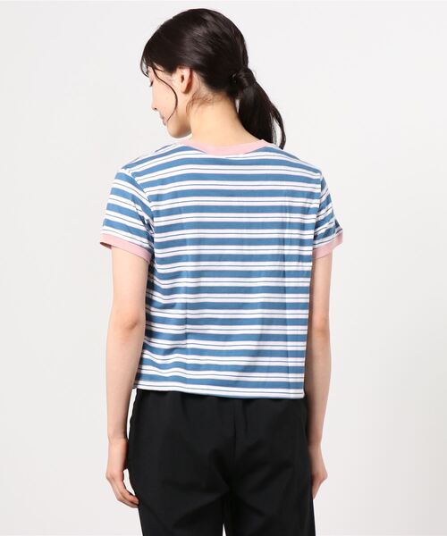 rhythm（リズム）の「【rhythm】STROKES TEE（Tシャツ/カットソー・レディース・ネイビー・MEDIUM/SMALL）」の3枚目の写真