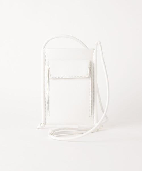 green label relaxing(グリーンレーベルリラクシング)の「FFC マルチ サコッシュ ポシェット(ショルダーバッグ・レディース・ホワイト/ブラック/シルバー/その他1・FREE)」の10枚目の写真