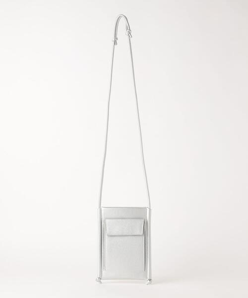 green label relaxing(グリーンレーベルリラクシング)の「FFC マルチ サコッシュ ポシェット(ショルダーバッグ・レディース・ホワイト/ブラック/シルバー/その他1・FREE)」の9枚目の写真