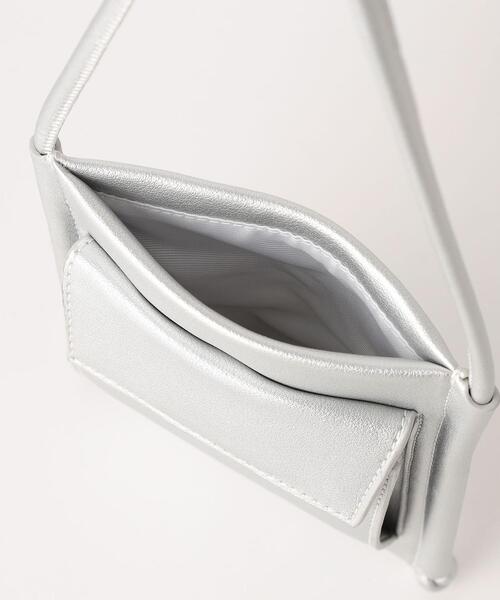 green label relaxing(グリーンレーベルリラクシング)の「FFC マルチ サコッシュ ポシェット(ショルダーバッグ・レディース・ホワイト/ブラック/シルバー/その他1・FREE)」の14枚目の写真