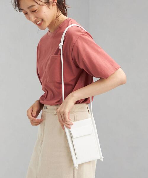 green label relaxing(グリーンレーベルリラクシング)の「FFC マルチ サコッシュ ポシェット(ショルダーバッグ・レディース・ホワイト/ブラック/シルバー/その他1・FREE)」の15枚目の写真