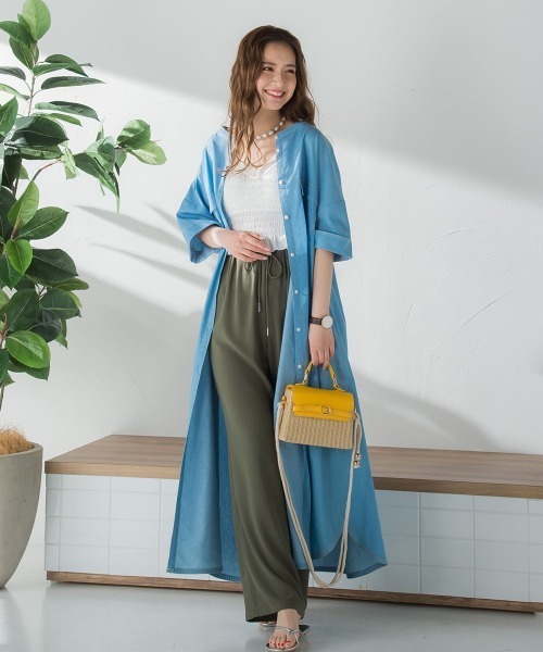 セール Denimシャツワンピース 洗濯機で洗える ワンピース Vicky ビッキー のファッション通販 Zozotown