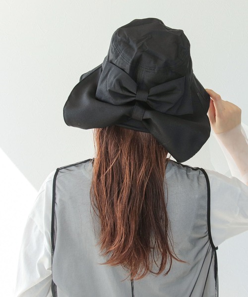 【値下げ】しいちゃん　遮光　帽子　バケットハット　ブラック　バケハ しーちゃん しいちゃん 遮光 バケハ バケットハット ブラック しー