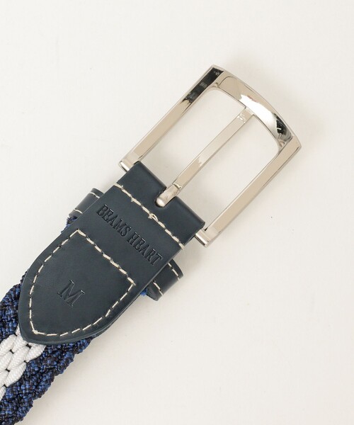 BEAMS HEART（ビームスハート）の「メランジ調 メッシュベルト（ベルト・メンズ・サックスブルー/ネイビー/グレー/ベージュ・LARGE/MEDIUM）」の14枚目の写真