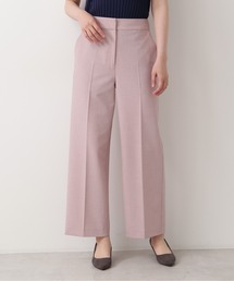 NATURAL BEAUTY BASIC | メランジセンタープレスストレートパンツ(その他パンツ)