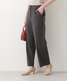 NATURAL BEAUTY BASIC | メランジセンタープレスストレートパンツ(その他パンツ)