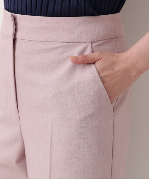 NATURAL BEAUTY BASIC（ナチュラルビューティーベーシック）の「メランジセンタープレスストレートパンツ（その他パンツ・レディース・チャコールグレー/ピンク・X-SMALL/SMALL/MEDIUM/LARGE）」の14枚目の写真