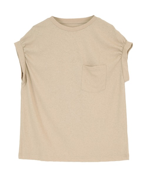 フレンチスリーブカットソートップス