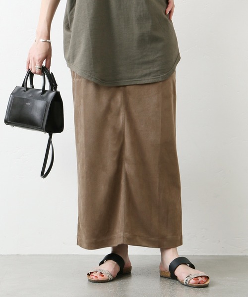 JOURNAL STANDARD（ジャーナルスタンダード）の「フェイクスエードスカート◆（スカート・レディース・グレー/ブラウン・36/38）」の6枚目の写真
