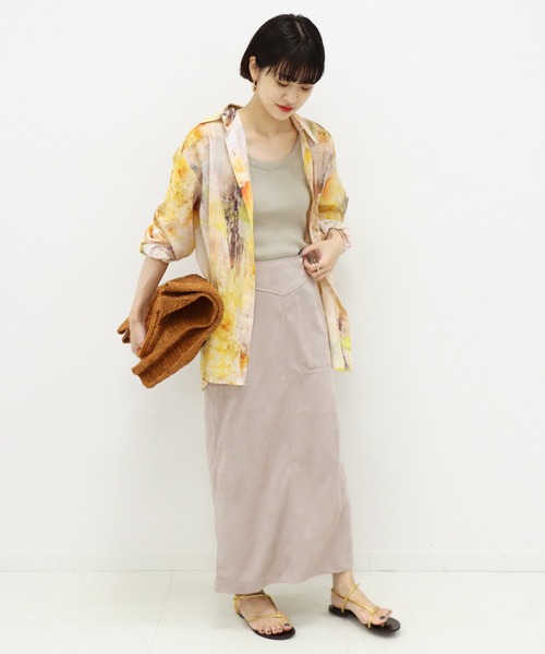 JOURNAL STANDARD（ジャーナルスタンダード）の「フェイクスエードスカート◆（スカート・レディース・グレー/ブラウン・36/38）」の7枚目の写真