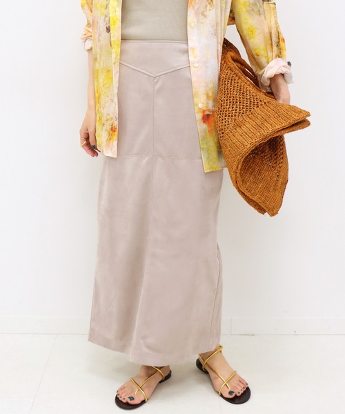 JOURNAL STANDARD（ジャーナルスタンダード）の「フェイクスエードスカート◆（スカート・レディース・グレー/ブラウン・36/38）」の9枚目の写真