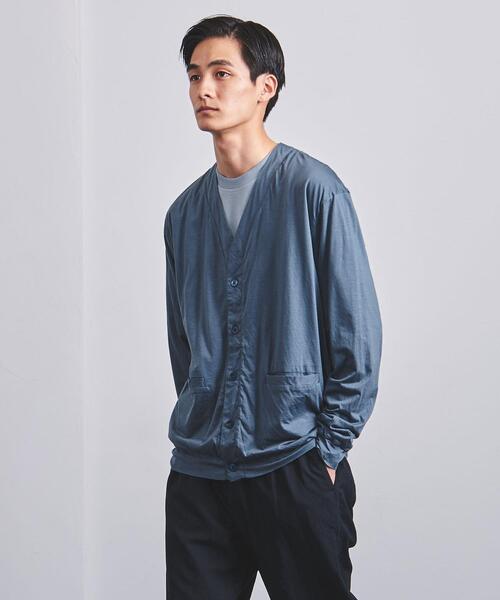 UNITED ARROWS（ユナイテッドアローズ）の「＜UNITED ARROWS＞ ムソウ カーディガン（カーディガン/ボレロ・メンズ・ナチュラル/コバルトブルー/ネイビー・X-LARGE/SMALL/MEDIUM/LARGE）」の10枚目の写真