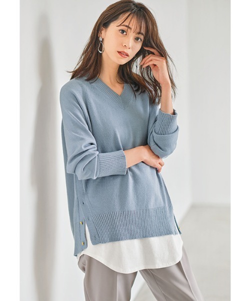 GeeRA（ジーラ）の「綿100％ロング丈レイヤードキャミソール（キャミソール・レディース・ブラック/オフホワイト・MEDIUM/LARGE/X-LARGE/XX-LARGE）」の8枚目の写真