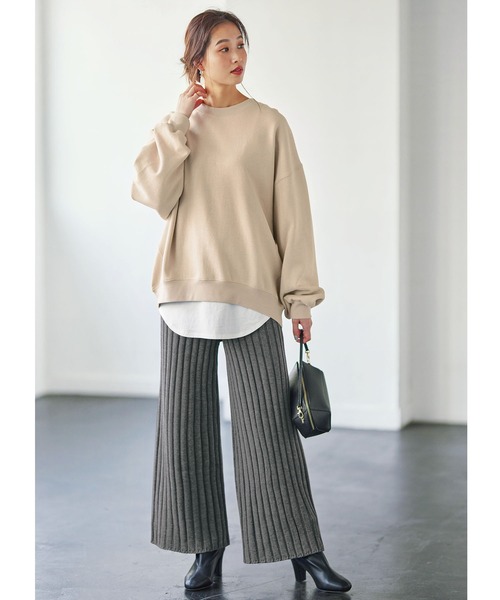 GeeRA（ジーラ）の「綿100％ロング丈レイヤードキャミソール（キャミソール・レディース・ブラック/オフホワイト・MEDIUM/LARGE/X-LARGE/XX-LARGE）」の15枚目の写真