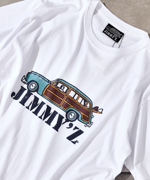 COLONY 2139（コロニートゥーワンスリーナイン）の「JIMMY'Z プリントTシャツ(ユニセックス可)/ジミーズコラボアイテム（Tシャツ/カットソー・メンズ・ホワイト/チャコールグレー/グレー/サックスブルー/ホワイト系その他/グレー系その他/ホワイト系その他2/ホワイト系その他3/ピンク・MEDIUM/LARGE）」の2枚目の写真