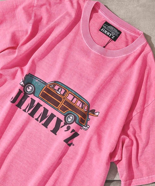 COLONY 2139（コロニートゥーワンスリーナイン）の「JIMMY'Z プリントTシャツ(ユニセックス可)/ジミーズコラボアイテム（Tシャツ/カットソー・メンズ・ホワイト/チャコールグレー/グレー/サックスブルー/ホワイト系その他/グレー系その他/ホワイト系その他2/ホワイト系その他3/ピンク・MEDIUM/LARGE）」の9枚目の写真