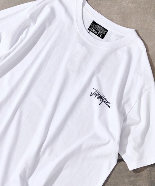 COLONY 2139（コロニートゥーワンスリーナイン）の「JIMMY'Z プリントTシャツ(ユニセックス可)/ジミーズコラボアイテム（Tシャツ/カットソー・メンズ・ホワイト/チャコールグレー/グレー/サックスブルー/ホワイト系その他/グレー系その他/ホワイト系その他2/ホワイト系その他3/ピンク・MEDIUM/LARGE）」の4枚目の写真