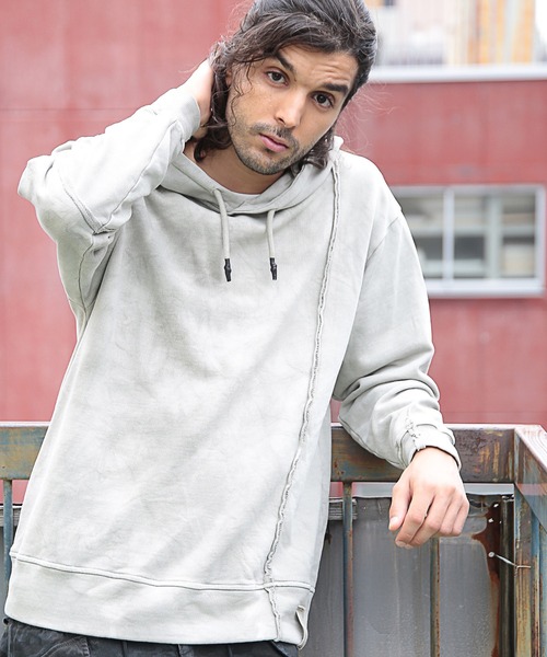 RATTLE TRAP（ラトルトラップ）の「ムラ染め裏毛パーカー（パーカー