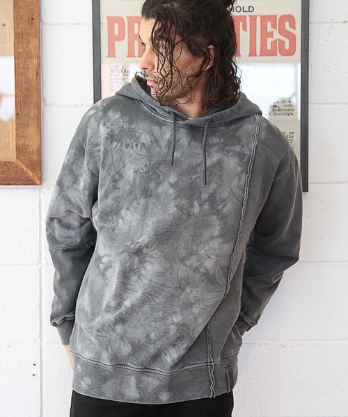 RATTLE TRAP（ラトルトラップ）の「ムラ染め裏毛パーカー（パーカー