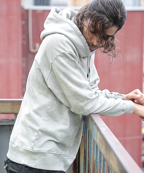 RATTLE TRAP（ラトルトラップ）の「ムラ染め裏毛パーカー（パーカー