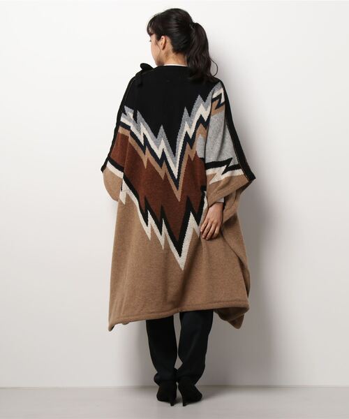 ZADIG&VOLTAIRE(ザディグ エ ヴォルテール)の「CLYDE WE PONCHO(その他トップス・レディース・ブラウン系その他・ONE SIZE)」の2枚目の写真