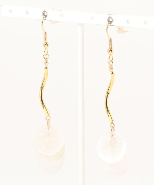 tone（トーン）の「【Le soleil】涼やか　カスピシェルピアス(MA)（ピアス（両耳用）・レディース・その他1/その他2/その他・FREE）」の10枚目の写真