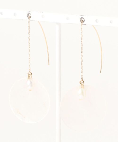 tone（トーン）の「【Le soleil】涼やか　カスピシェルピアス(MA)（ピアス（両耳用）・レディース・その他1/その他2/その他・FREE）」の11枚目の写真
