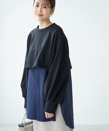 インナーシャツショートプルオーバー