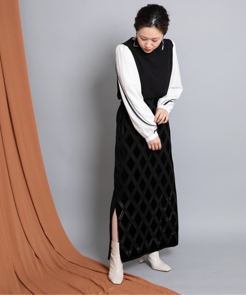 Eimee Law（エイミーロウ）の「ボトルネック ラインスリーブTOPS