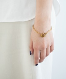 ステンレス＊チェーブレスレット　215659