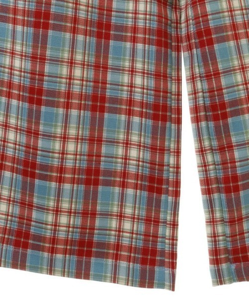 candystripper PLAID WIDE パンツ ベージュ Candy Stripper（キャンディストリッパー）の「PLAID WIDE
