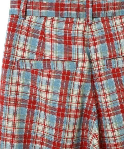 candystripper PLAID WIDE パンツ ベージュ Candy Stripper（キャンディストリッパー）の「PLAID WIDE