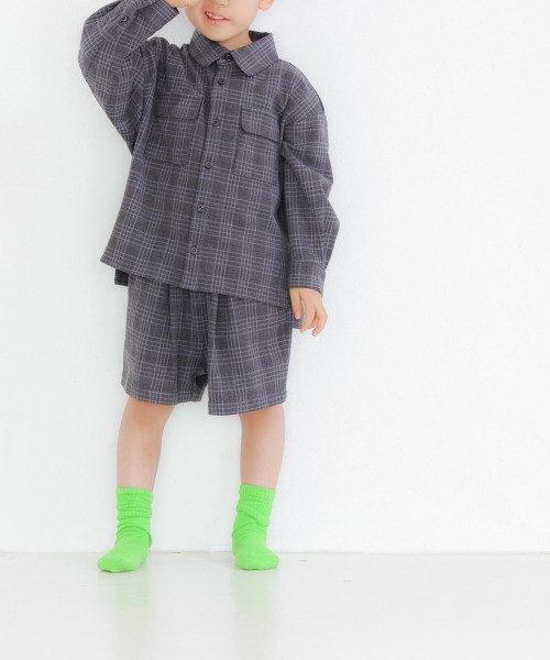 LOWRYS FARM（ローリーズファーム）の「ＴＲタックショートパンツ　217994（その他パンツ・キッズ・ベージュ/グレー系その他/グレー・130cm/120cm/110cm）」の14枚目の写真