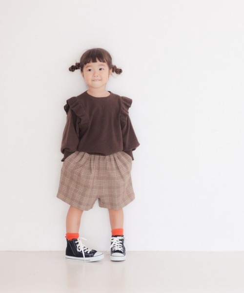 LOWRYS FARM（ローリーズファーム）の「ＴＲタックショートパンツ　217994（その他パンツ・キッズ・ベージュ/グレー系その他/グレー・130cm/120cm/110cm）」の15枚目の写真