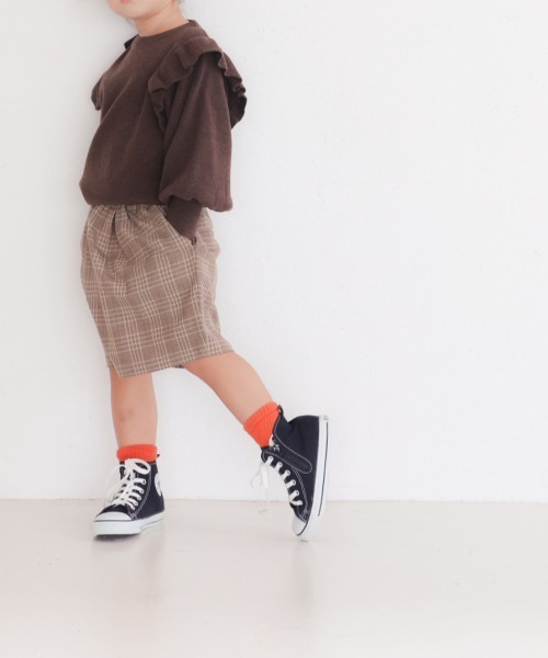 LOWRYS FARM（ローリーズファーム）の「ＴＲタックショートパンツ　217994（その他パンツ・キッズ・ベージュ/グレー系その他/グレー・130cm/120cm/110cm）」の16枚目の写真