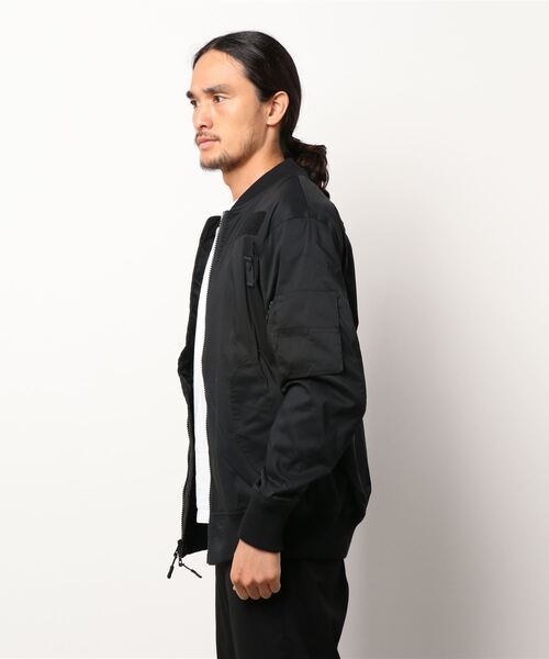 STAMPD(スタンプド)の「【STAMPD】STUDIO BOMBER JACKET(ミリタリージャケット・メンズ・ブラック・M)」の5枚目の写真