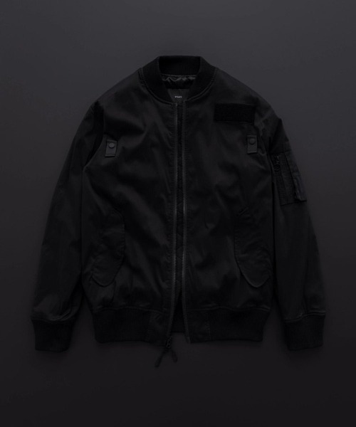 STAMPD(スタンプド)の「【STAMPD】STUDIO BOMBER JACKET(ミリタリージャケット・メンズ・ブラック・M)」の3枚目の写真