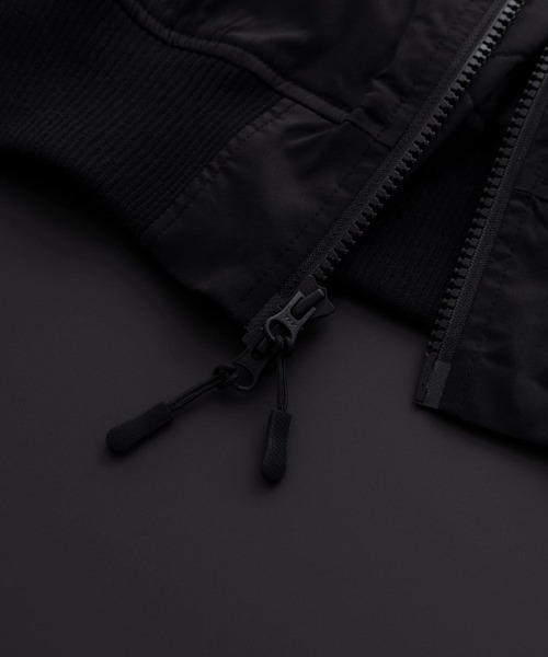STAMPD(スタンプド)の「【STAMPD】STUDIO BOMBER JACKET(ミリタリージャケット・メンズ・ブラック・M)」の6枚目の写真
