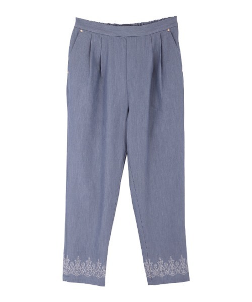 axes femme(アクシーズファム)の「ストレッチイージーパンツ(その他パンツ・レディース・ブラック/杢グレー/ブルー・MEDIUM)」の1枚目の写真