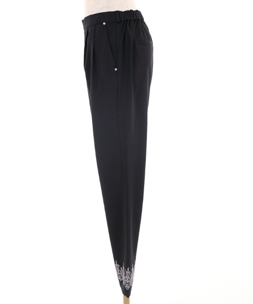 axes femme(アクシーズファム)の「ストレッチイージーパンツ(その他パンツ・レディース・ブラック/杢グレー/ブルー・MEDIUM)」の8枚目の写真