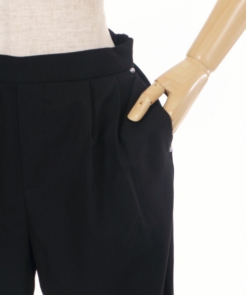 axes femme(アクシーズファム)の「ストレッチイージーパンツ(その他パンツ・レディース・ブラック/杢グレー/ブルー・MEDIUM)」の12枚目の写真