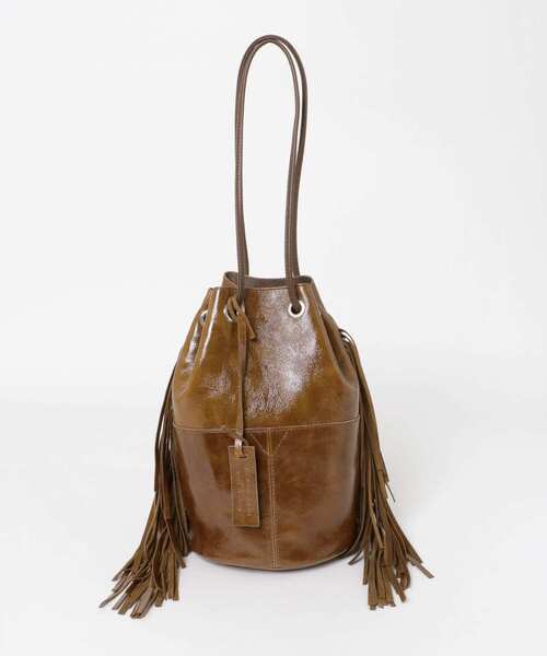 marco masi（マルコマージ）の「MARCO MASI　SIDE FRINGE BAG（ショルダーバッグ・レディース・キャメル・-）」の7枚目の写真